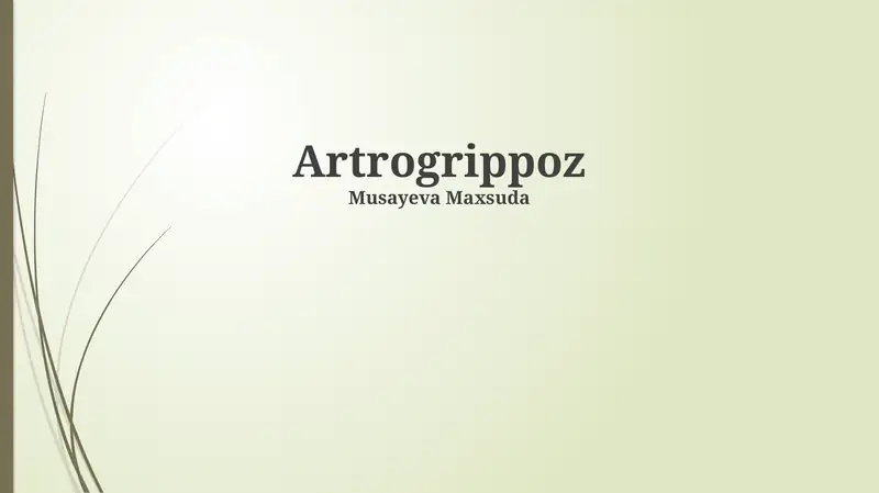 Artrogripoz