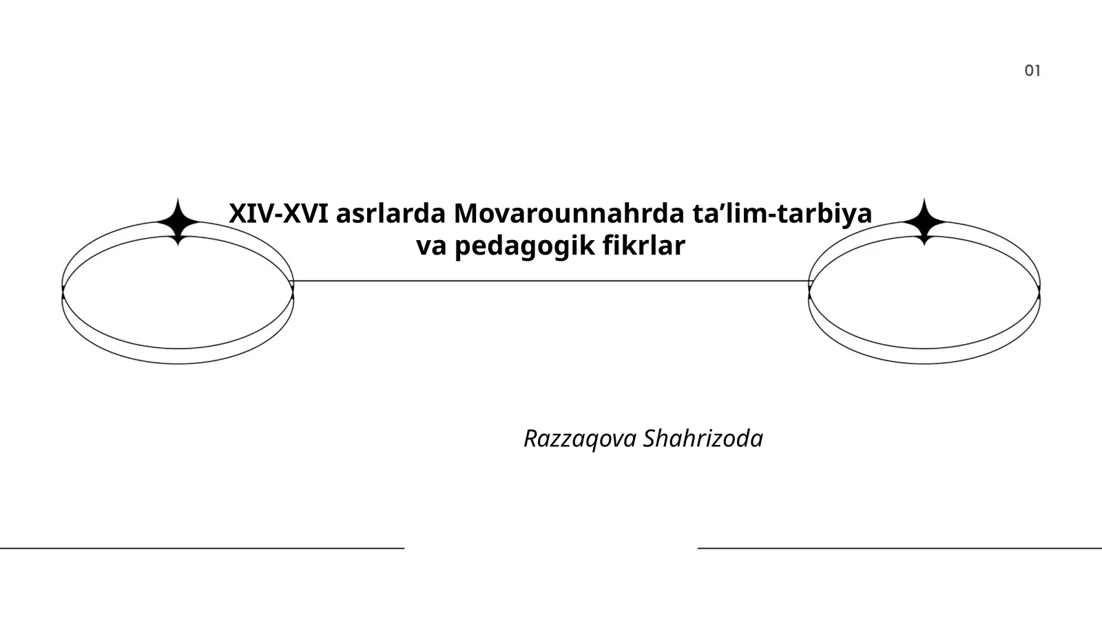 XIV-XVI asrlarda Movarounnahrda ta’lim-tarbiya va pedagogik fikrlar