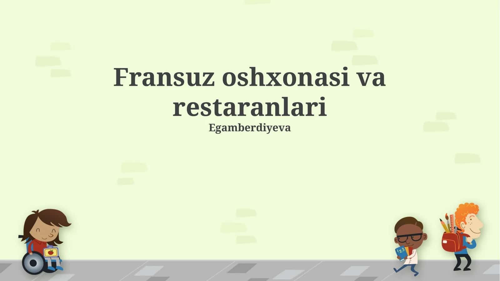 Fransuz oshxonasi va restaranlari
