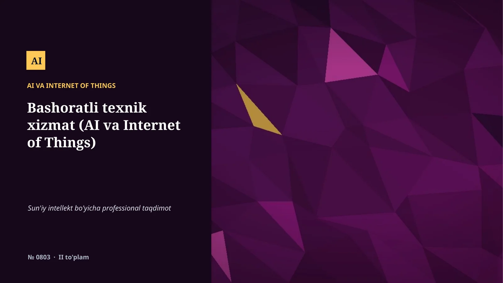 AI VA INTERNET OF THINGS