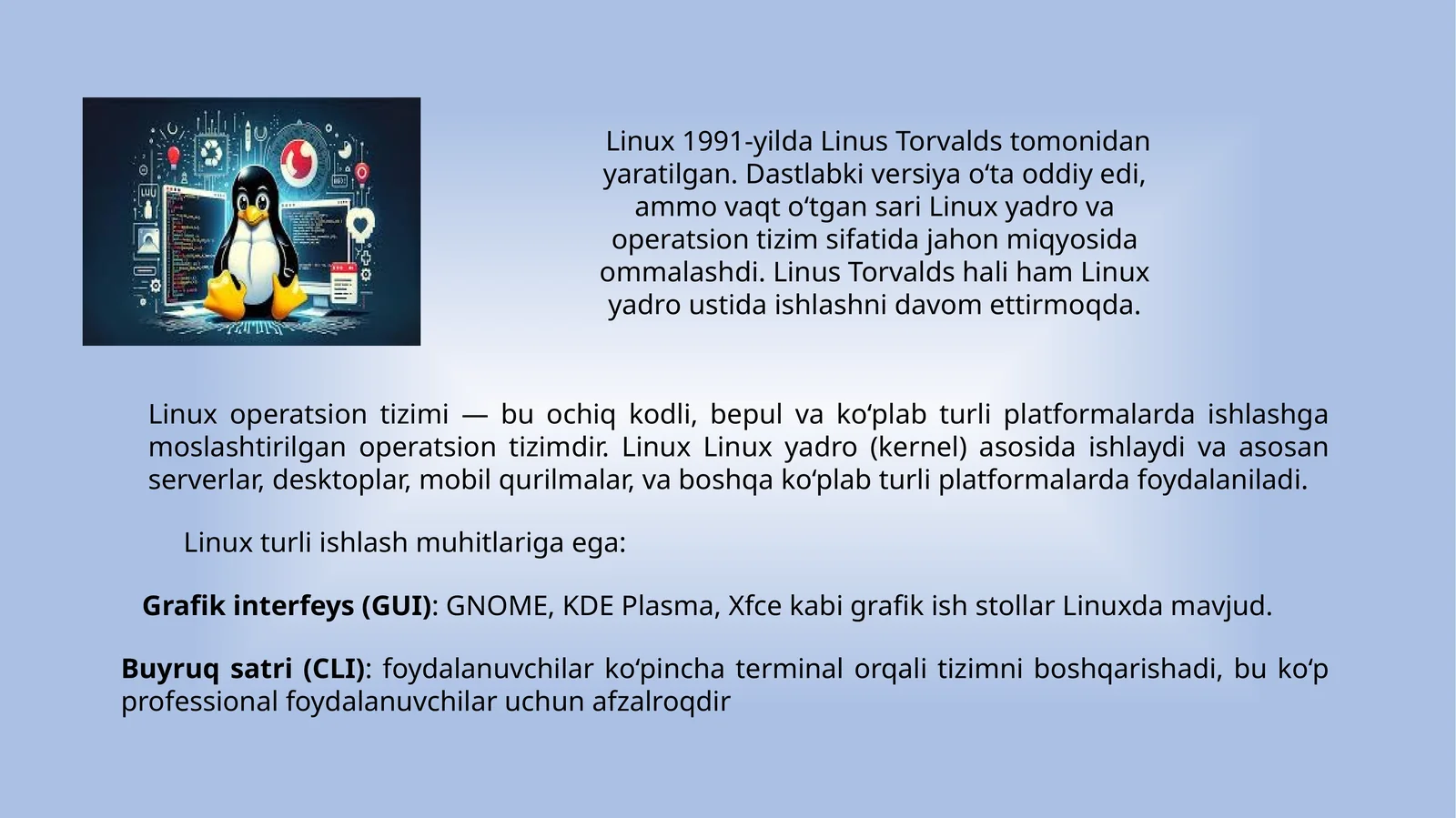 LINUX OTda IMTIYOZLAR TURLARI, FAYL VA KATALOG UCHUN FOYDALANISHNI BOSHQARISH USULI