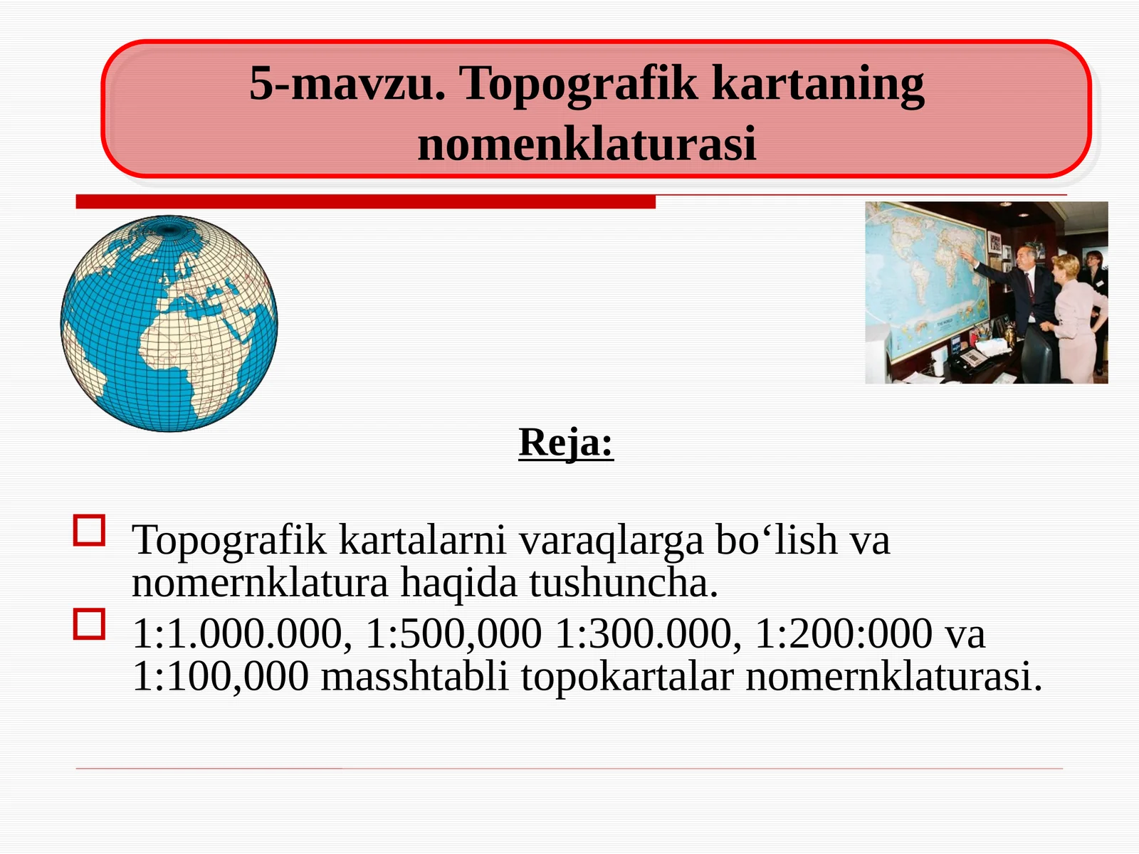 Topografik kartalar nomernklaturasi