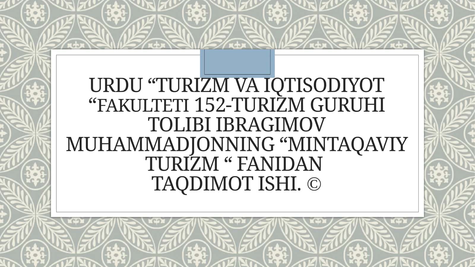 Mintaqaviyturizm