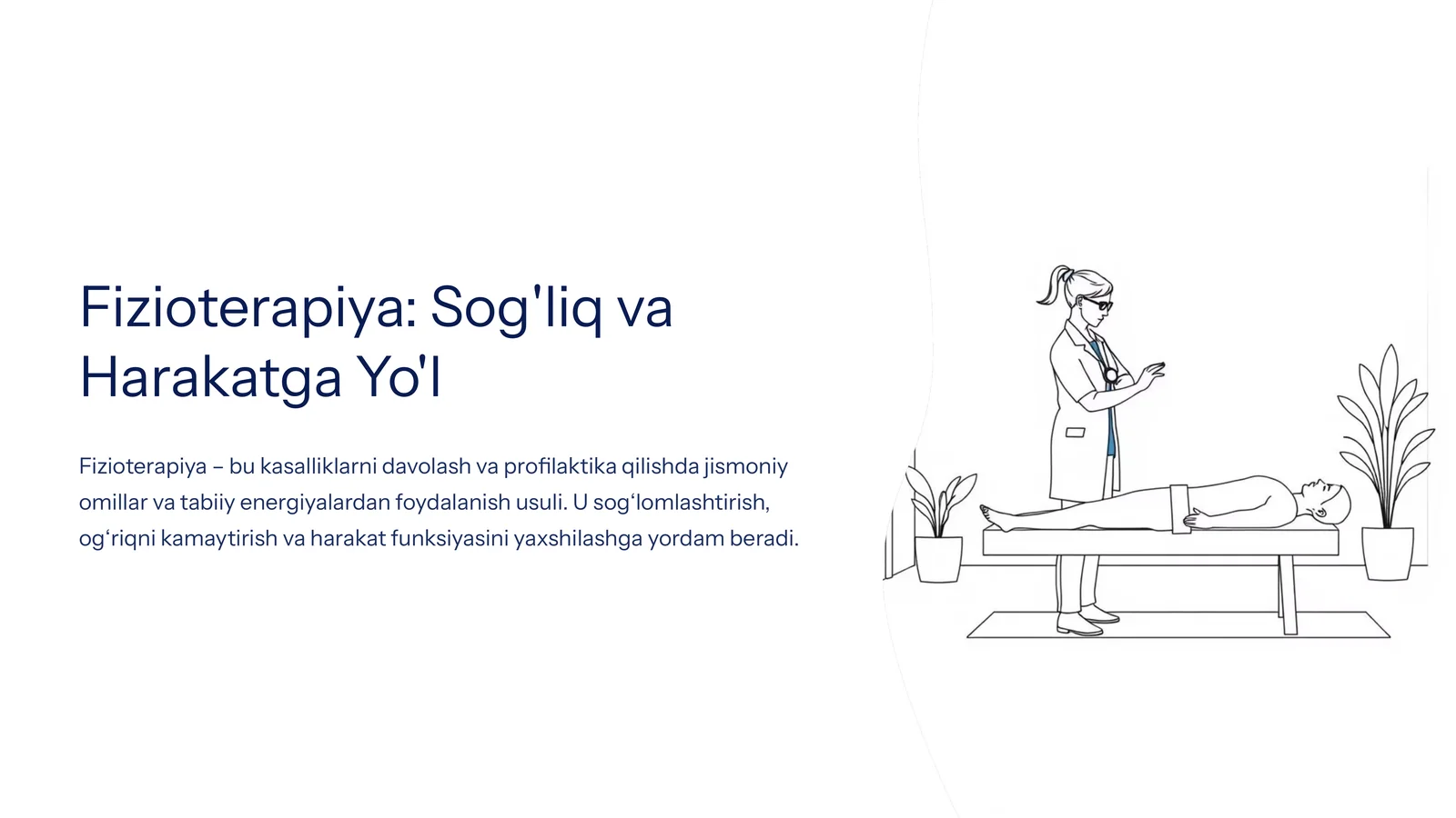 Fizioterapiya: Sog'liq va Harakatga Yo'l