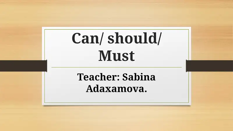 Expressing Ability