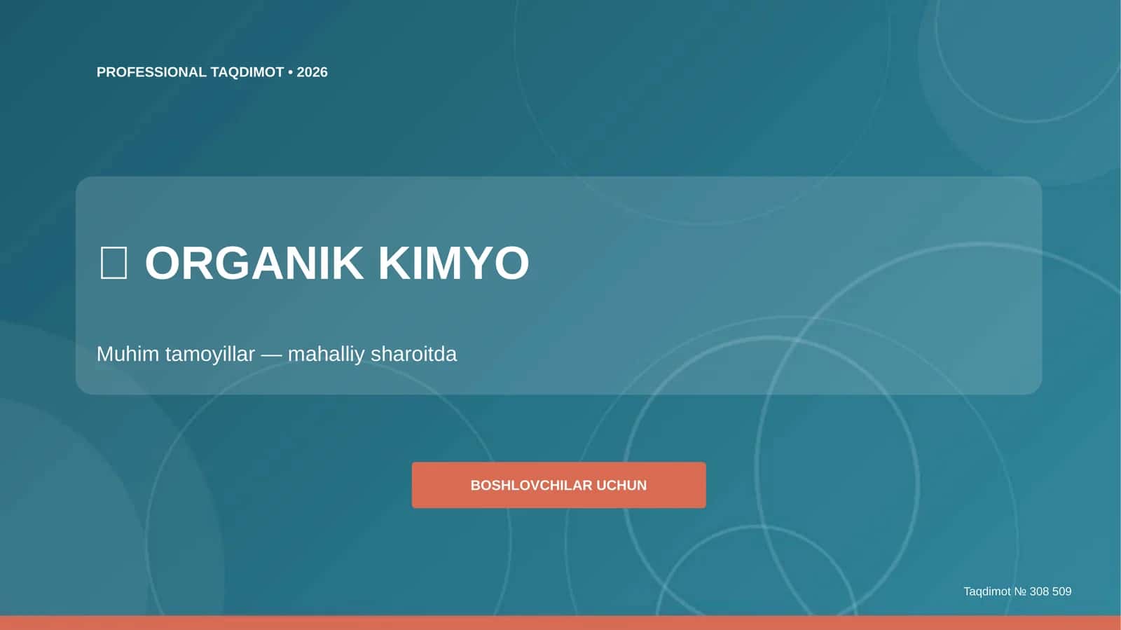 ORGANIK KIMYO