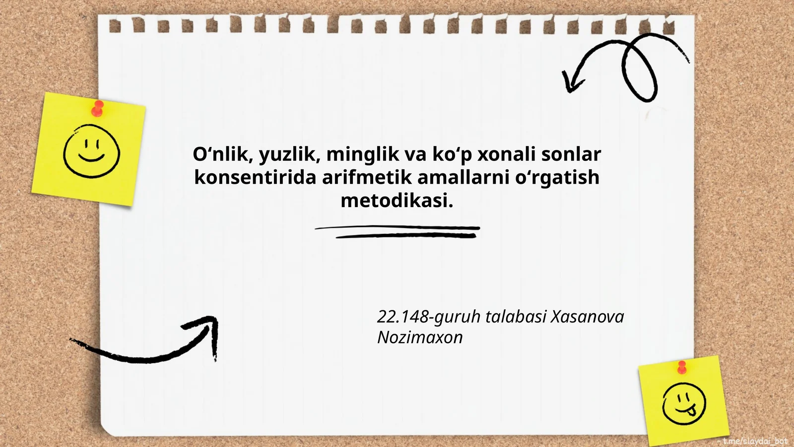 Oʻnlik, yuzlik, minglik va koʻp xonali sonlar konsentirida arifmetik amallarni oʻrgatish metodikasi