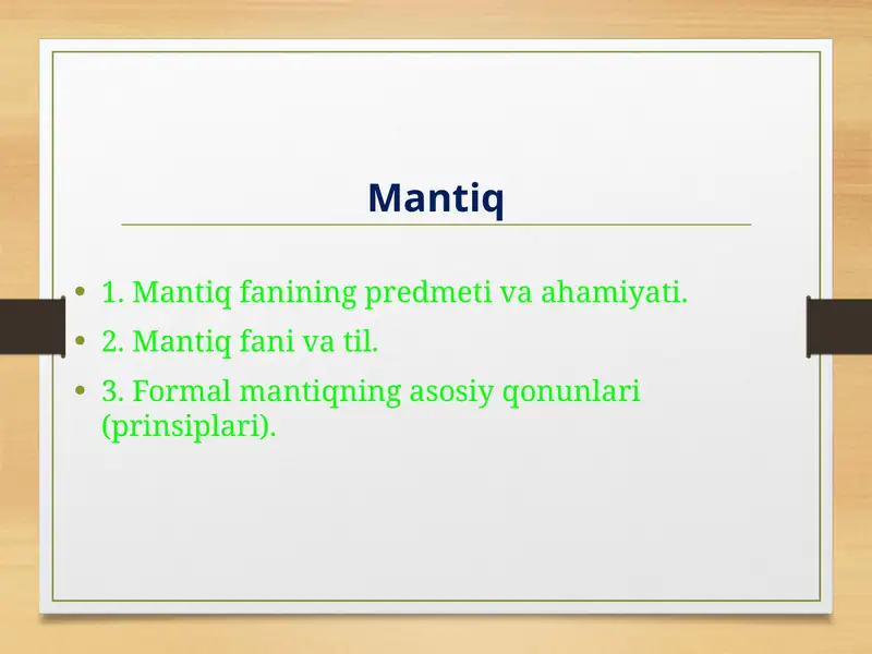 Mantiq