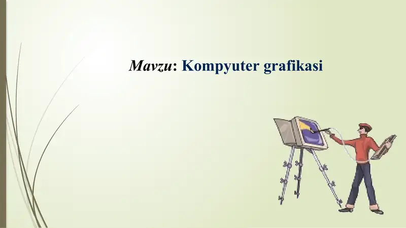 kompyuter grafikasi
