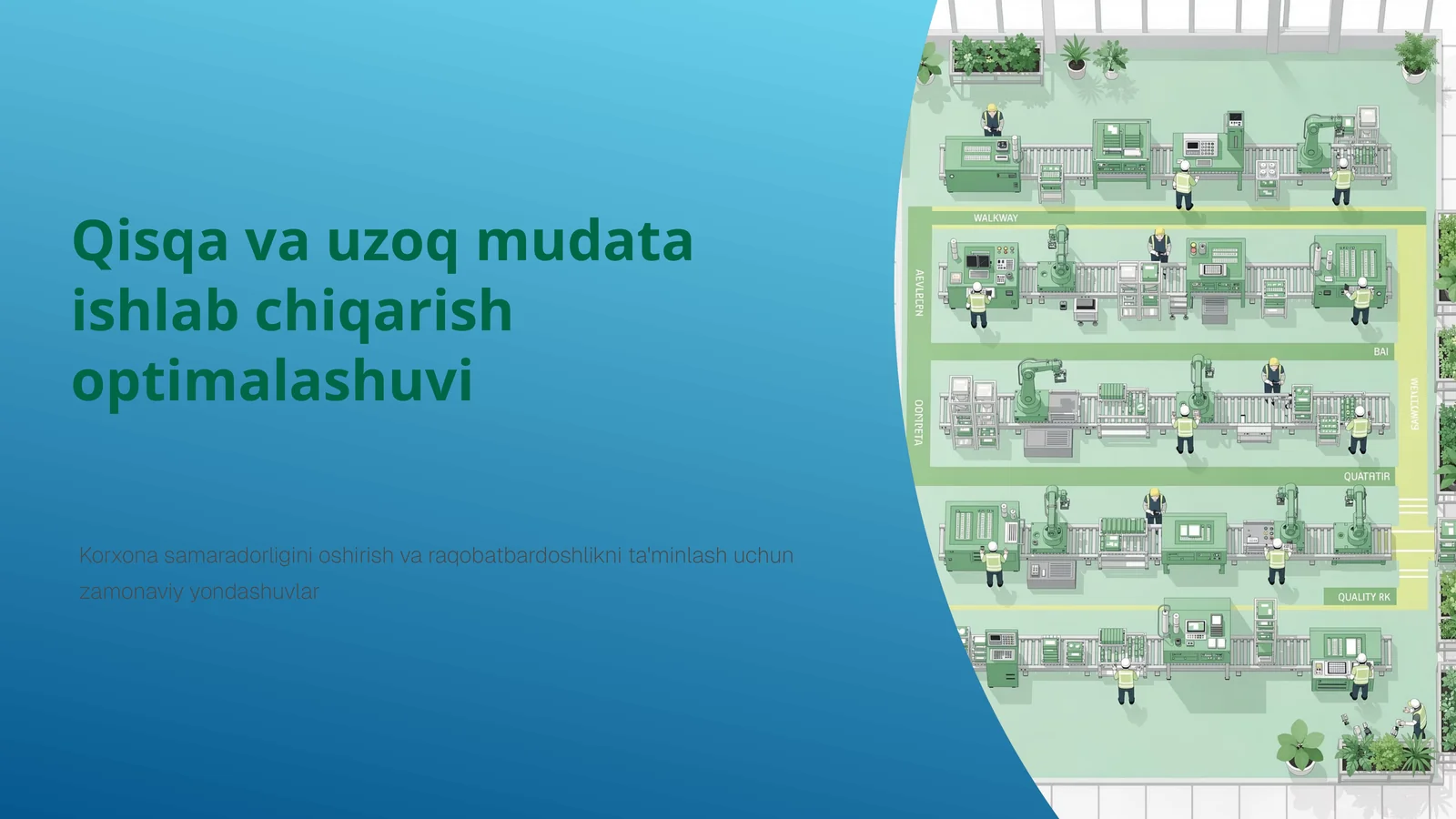 Qisqava uzoq mudata ishlab chiqarish optimalashuvi