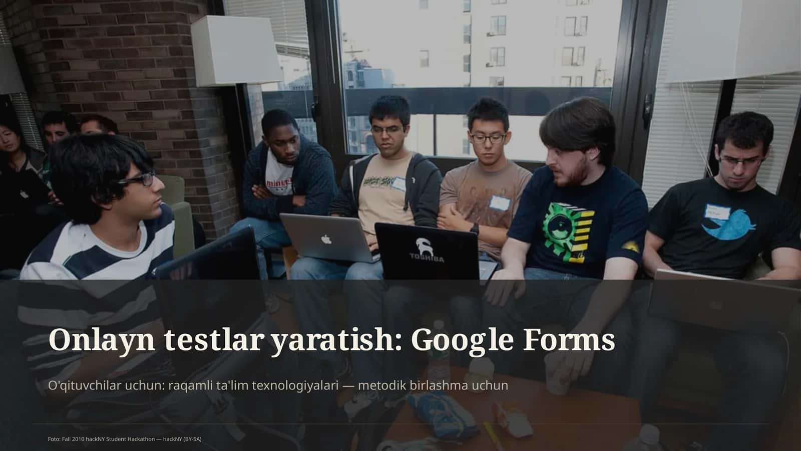 Onlayn testlar yaratish: Google Forms