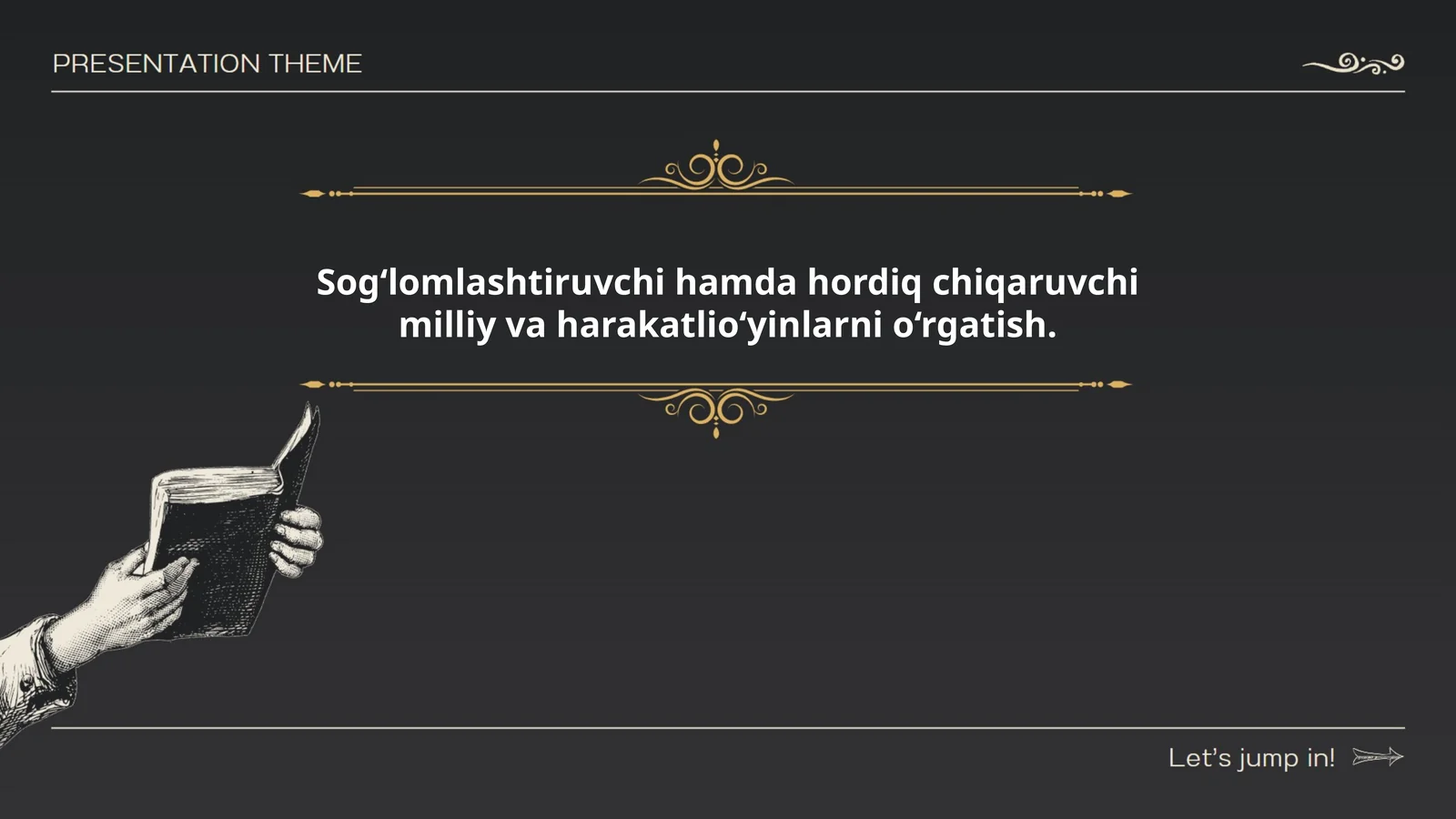 Sog‘lom turmush tarzini shakllantirishda harakatli o‘yinlarning roli