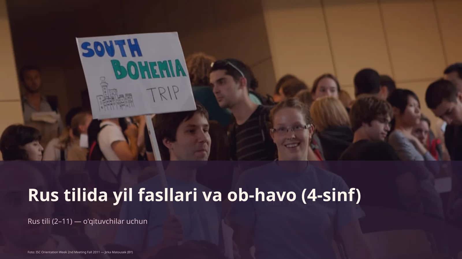 Rus tilida yil fasllari va ob-havo (4-sinf)