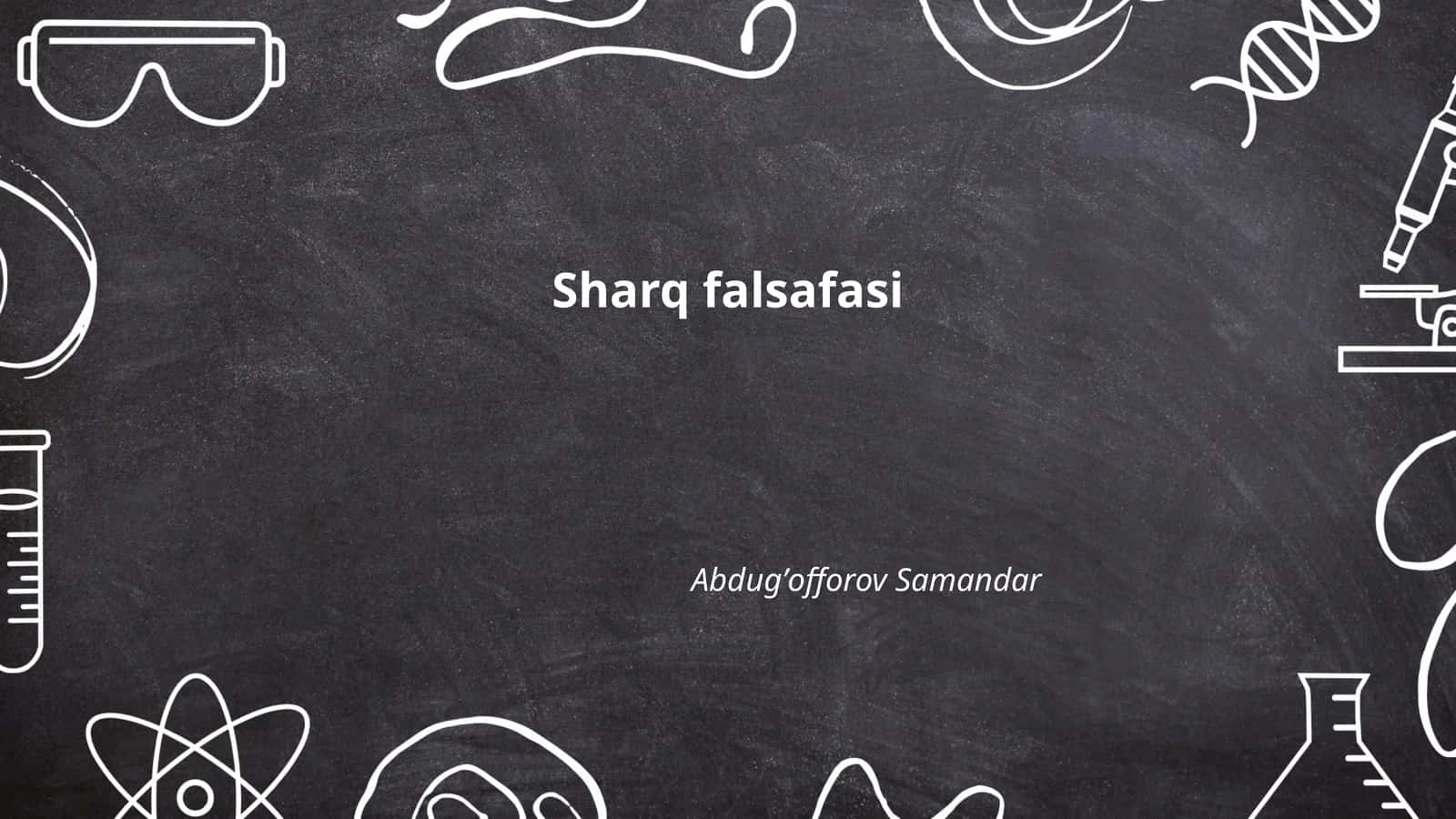 Sharq falsafasi