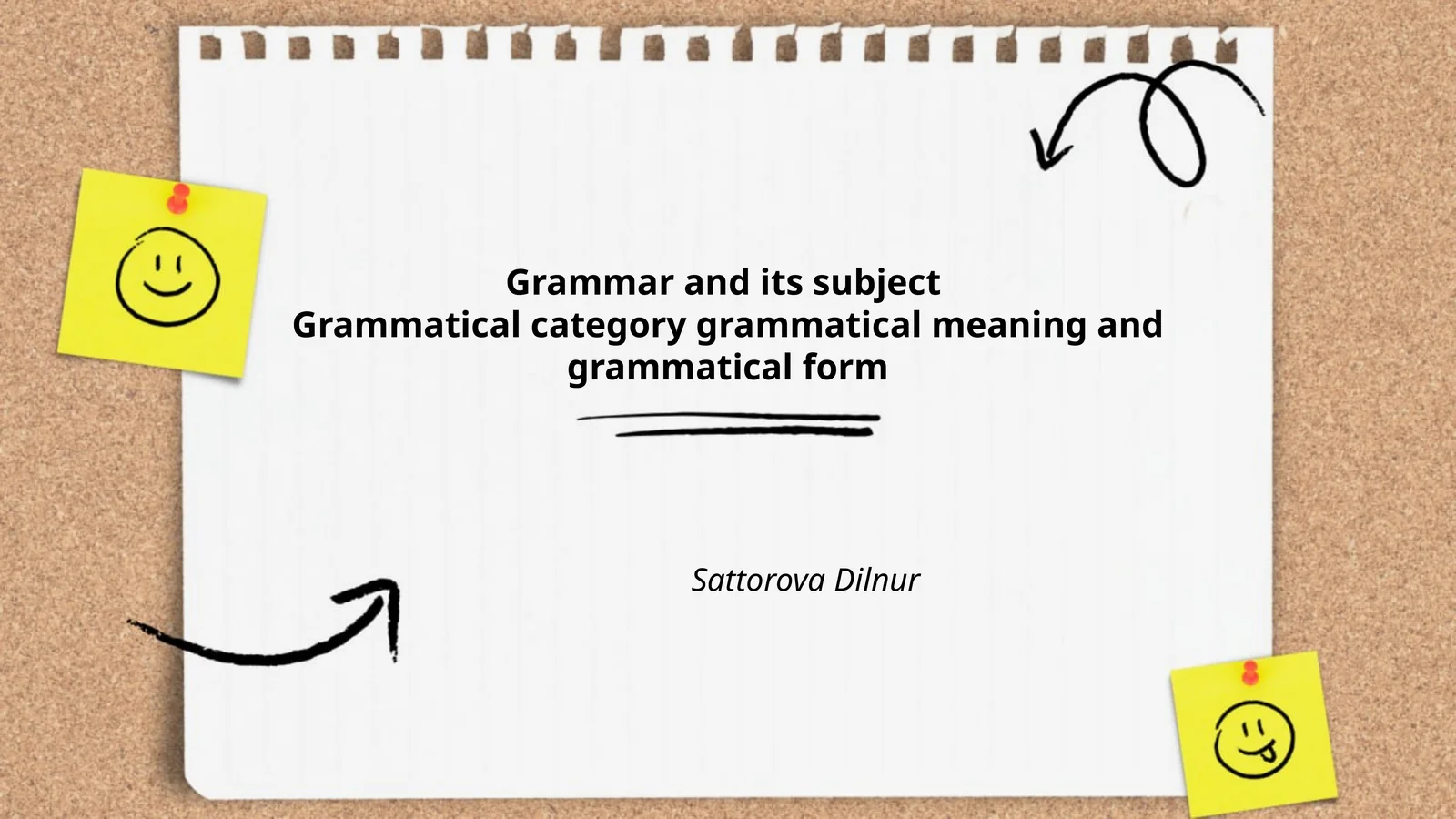 Noun Categories