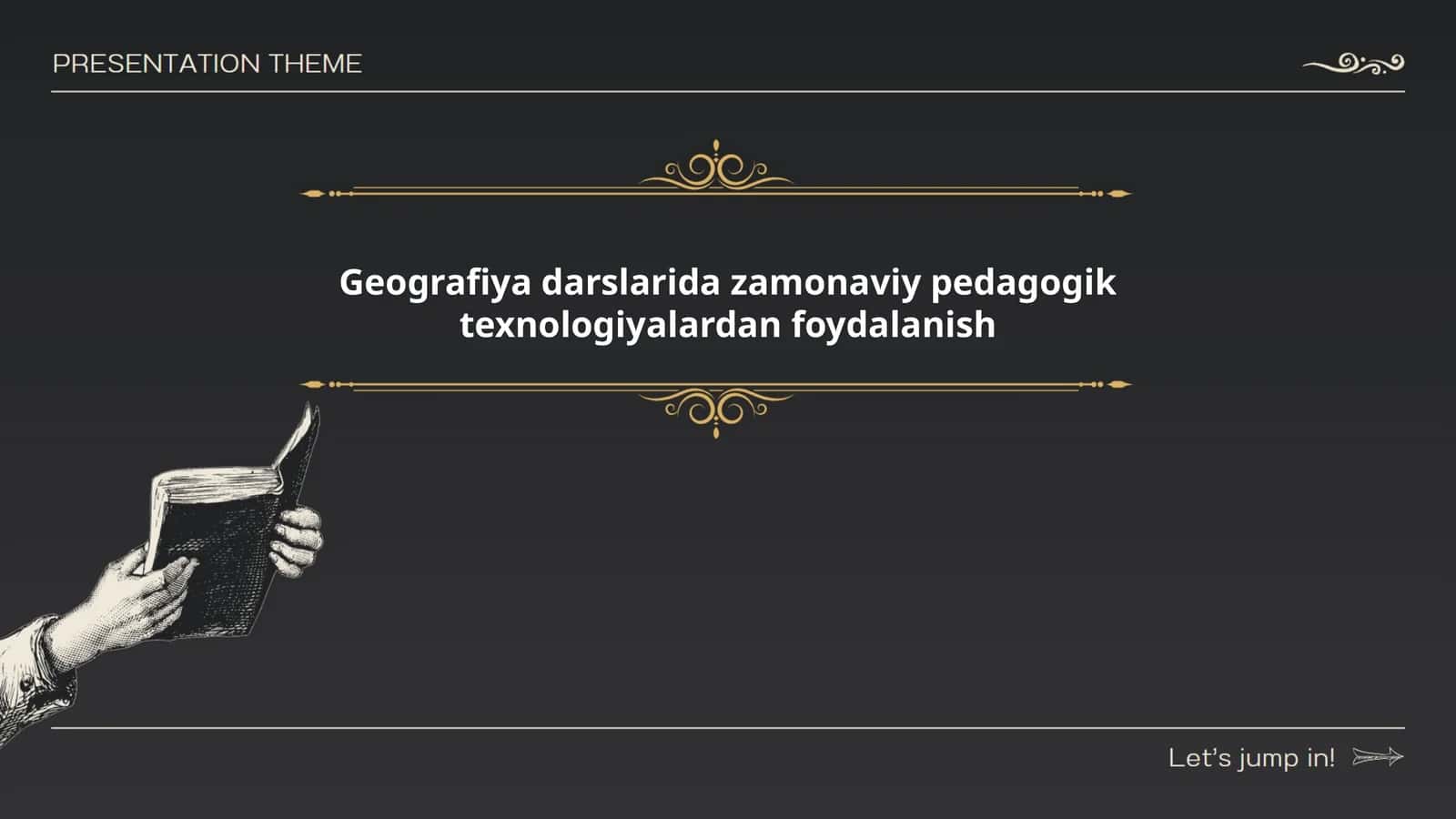 Geografiya darslarida zamonaviy pedagogik texnologiyalardan foydalanish