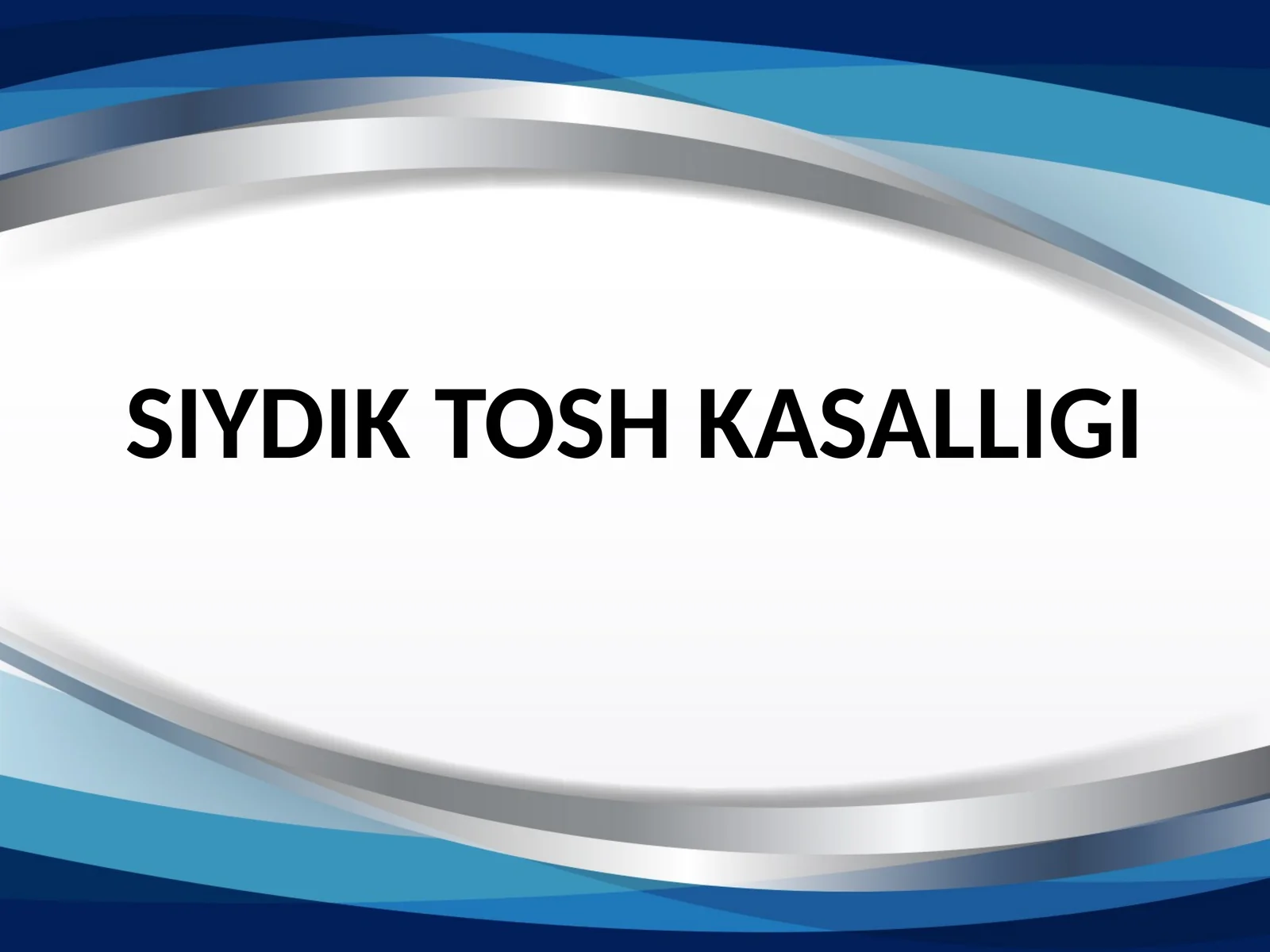Siydik tosh kasalligi