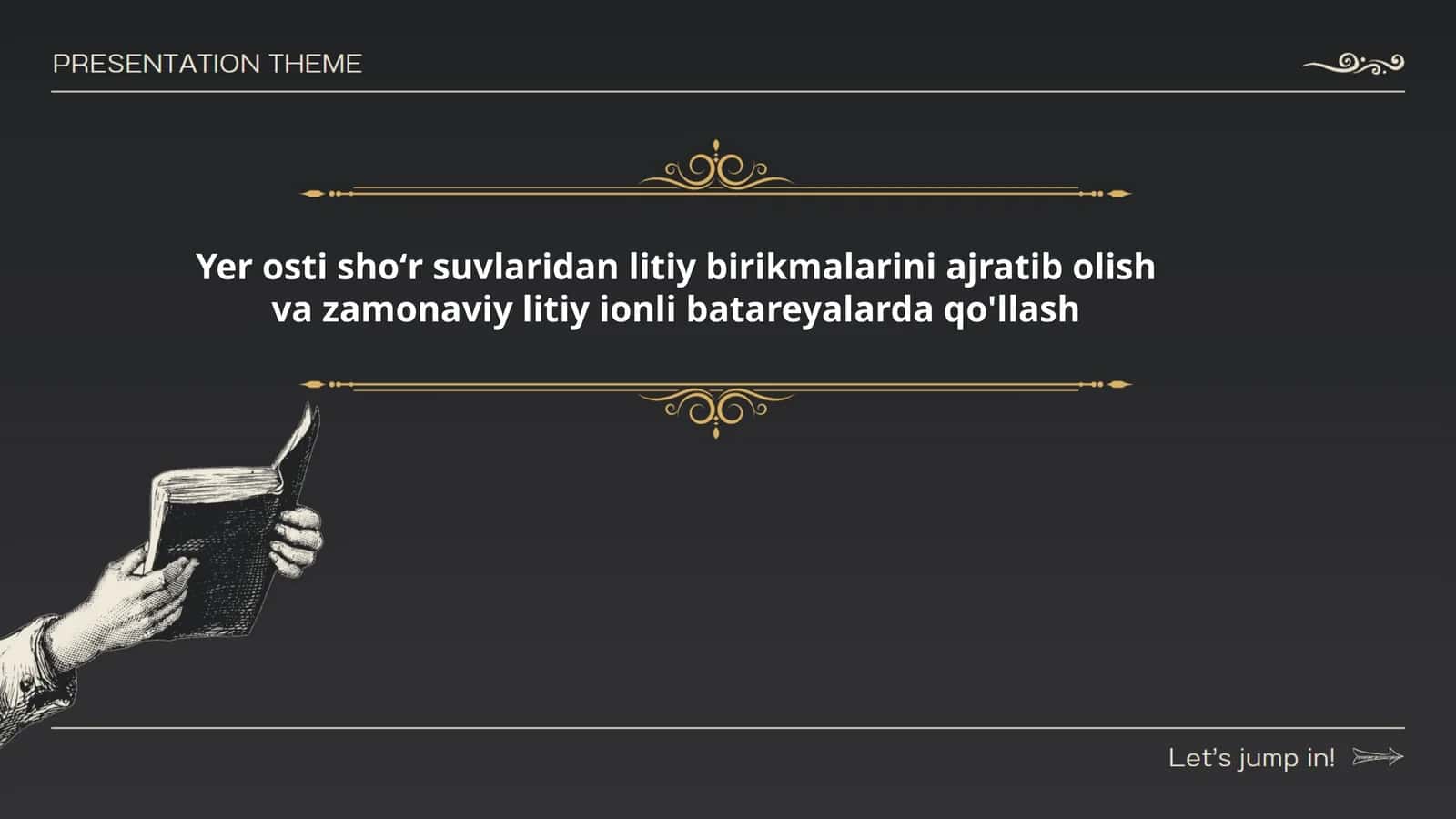 Membranali elektrodializ yordamida litiyni ajratish texnologiyalari