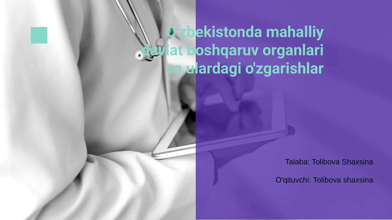 O'zbekistonda mahalliy davlat boshqaruv organlari va ulardagi o'zgarishlar