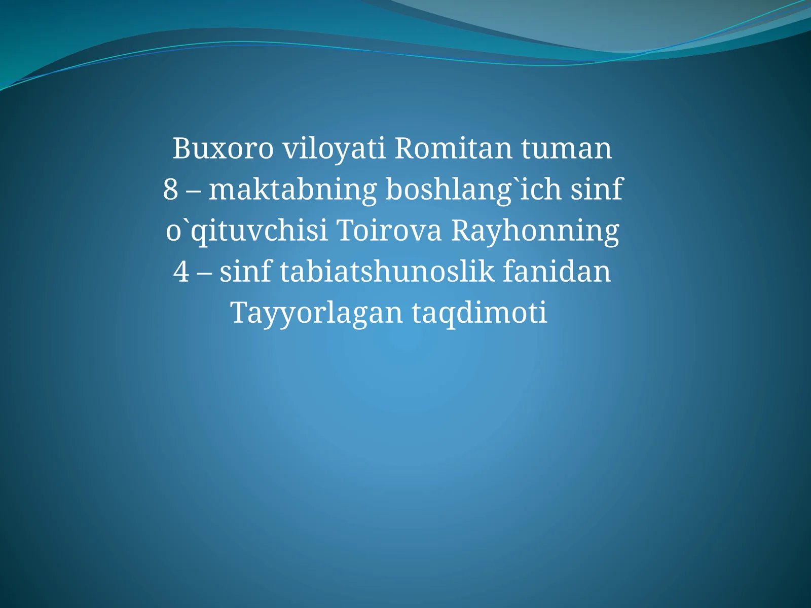 Yer va uning shakli. Globus