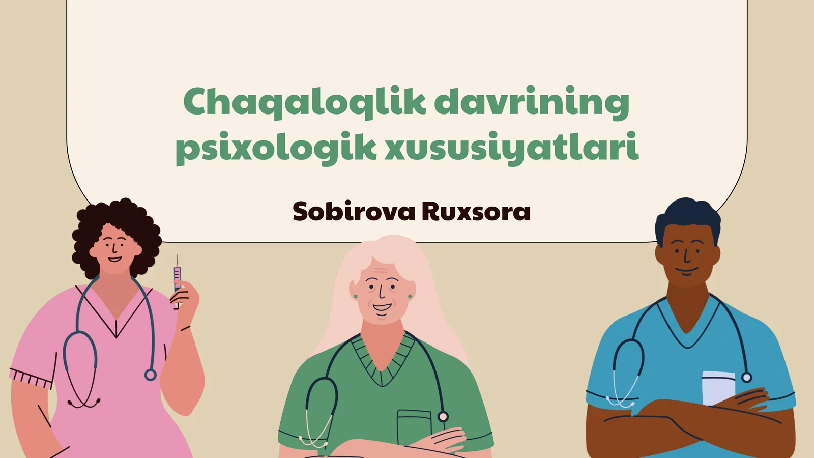 Chaqaloqlik davrining psixologik xususiyatlari