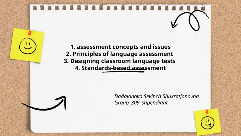 Principles of Language Assessment