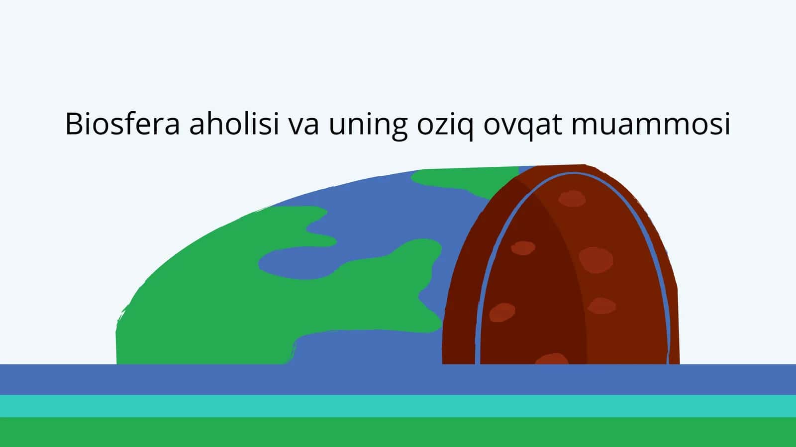 Biosfera aholisi va uning oziq ovqat muammosi