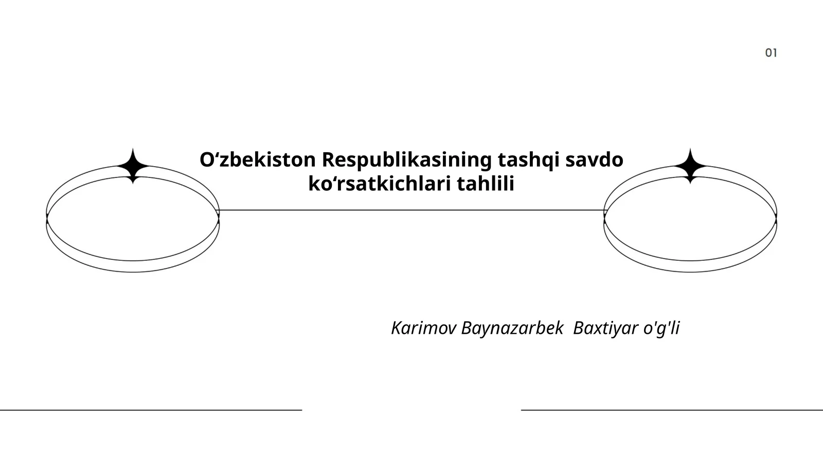 O‘zbekiston Respublikasining tashqi savdo ko‘rsatkichlari tahlili