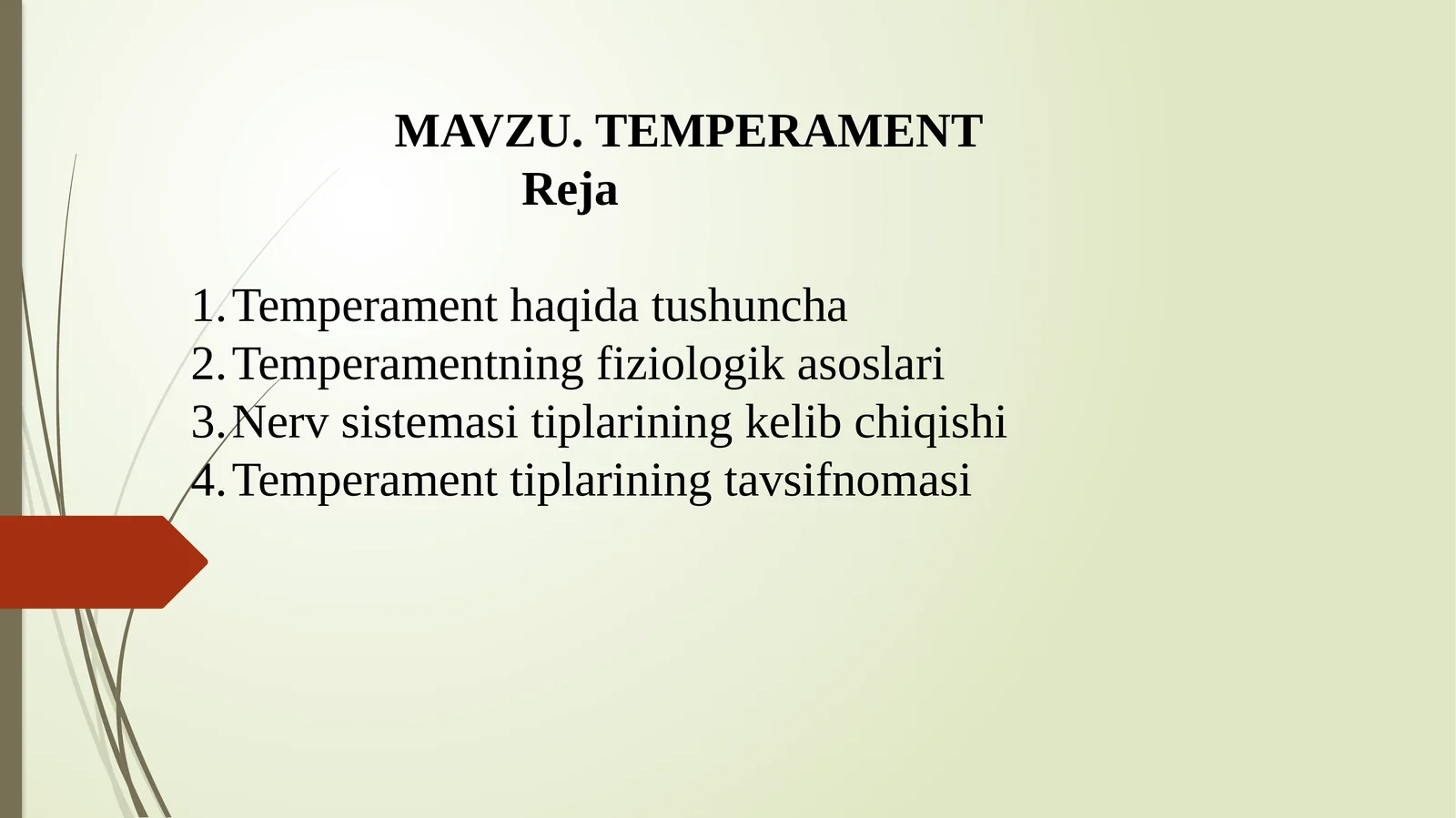 TEMPERAMENT