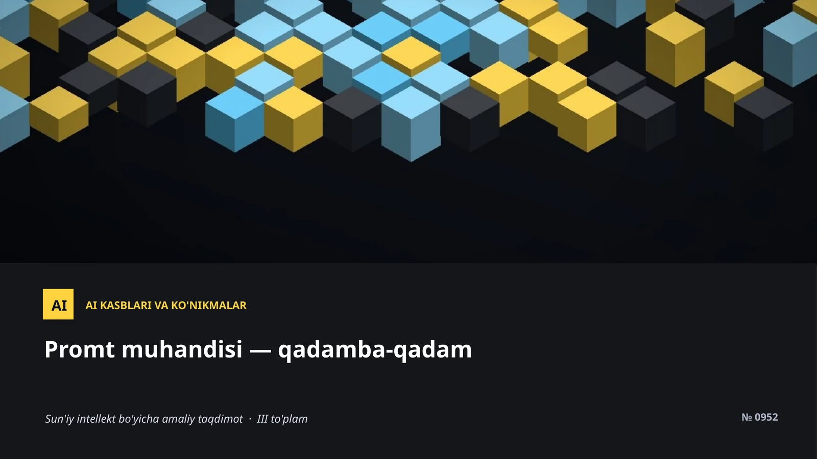 AI KASBLARI VA KO'NIKMALAR