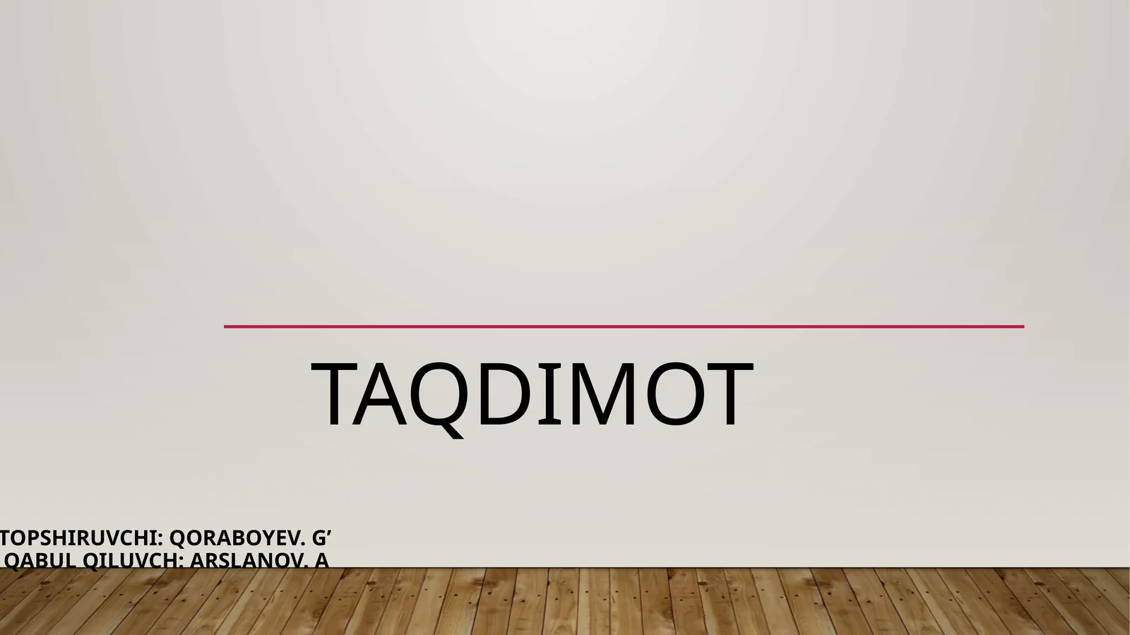 Tovar-moddiy zaxiralar