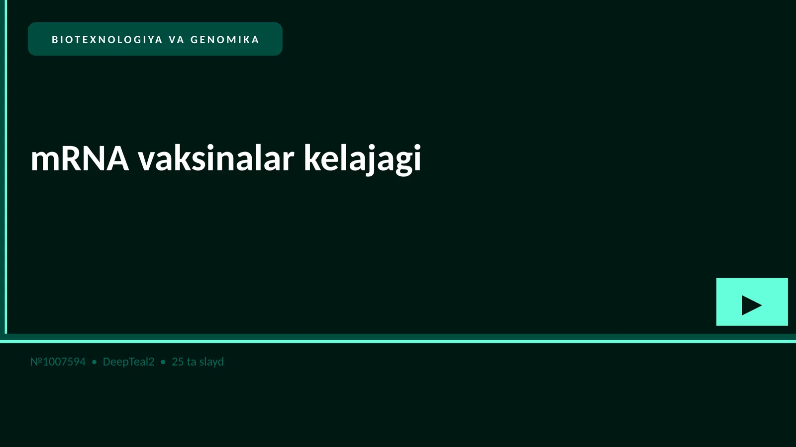 mRNA vaksinalar kelajagi