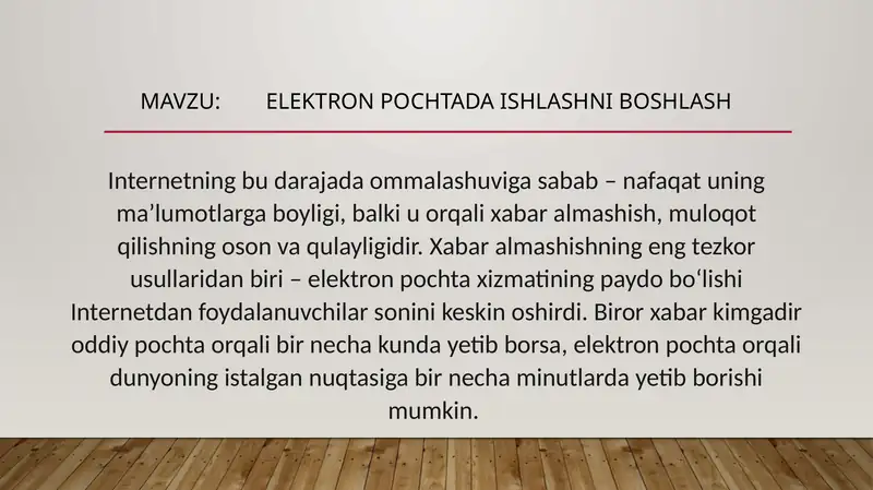 Elektron pochta