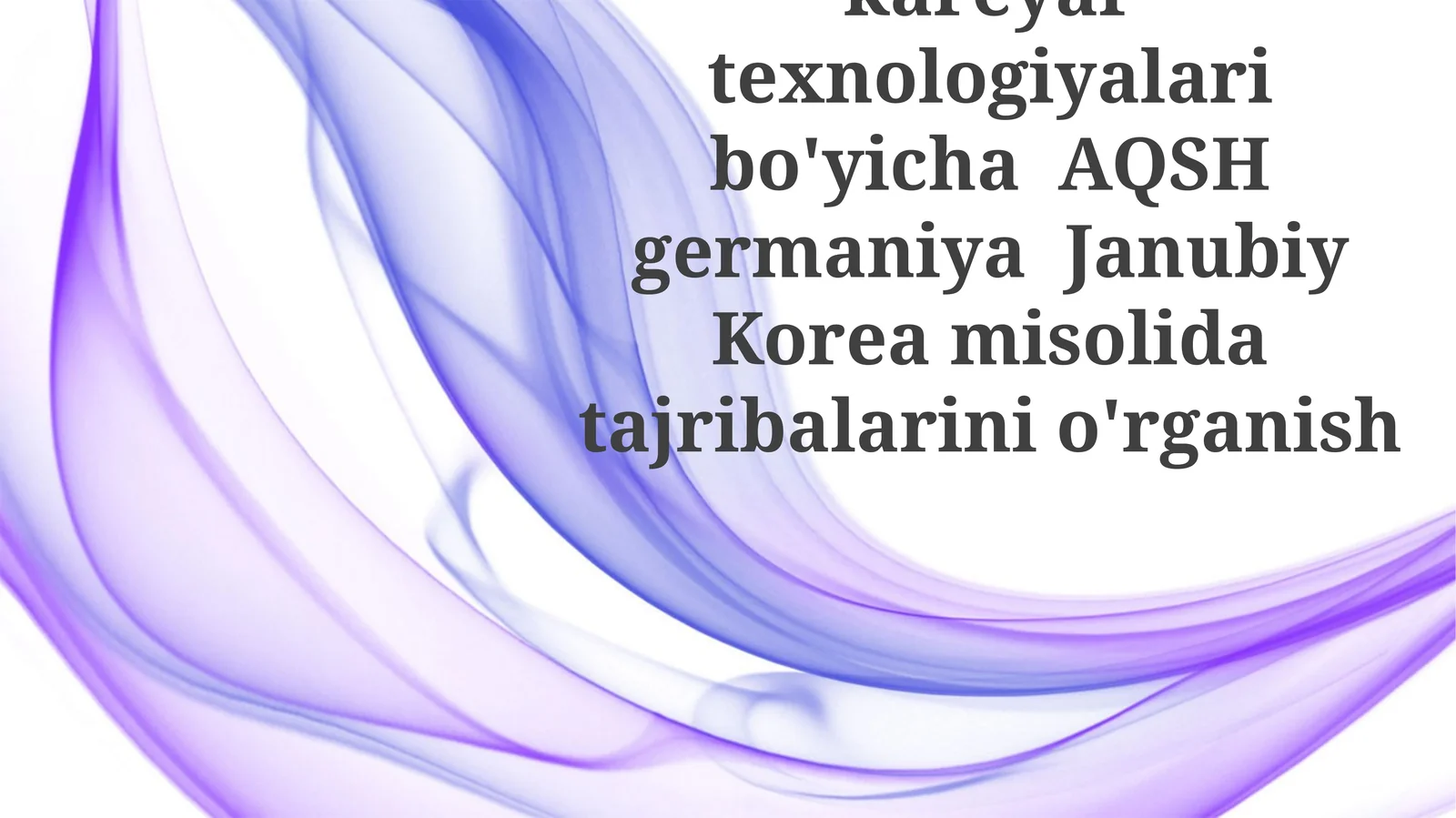 Germaniya kasb-hunar texnologiyalari ekosistemasi