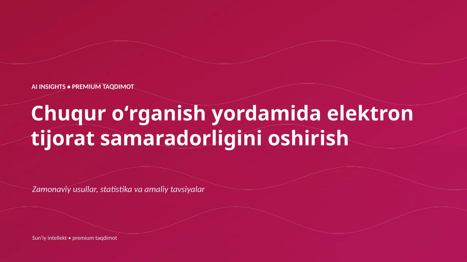 PREMIUM TAQDIMOT