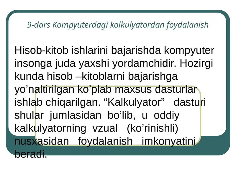 Kalkulyator