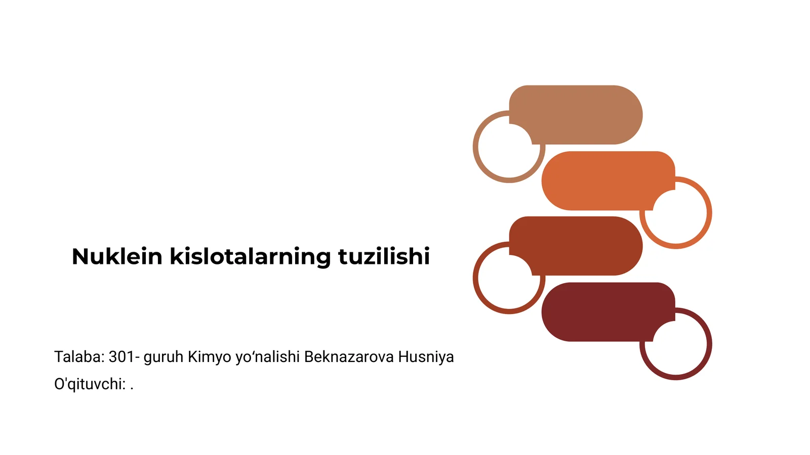Nuklein kislotalarning tuzilishi
