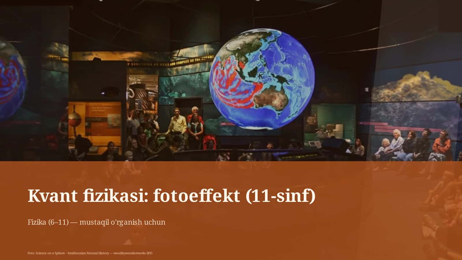 Kvant fizikasi: fotoeffekt (11-sinf)