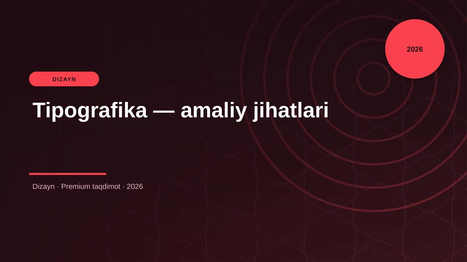 Tipografika — amaliy jihatlari