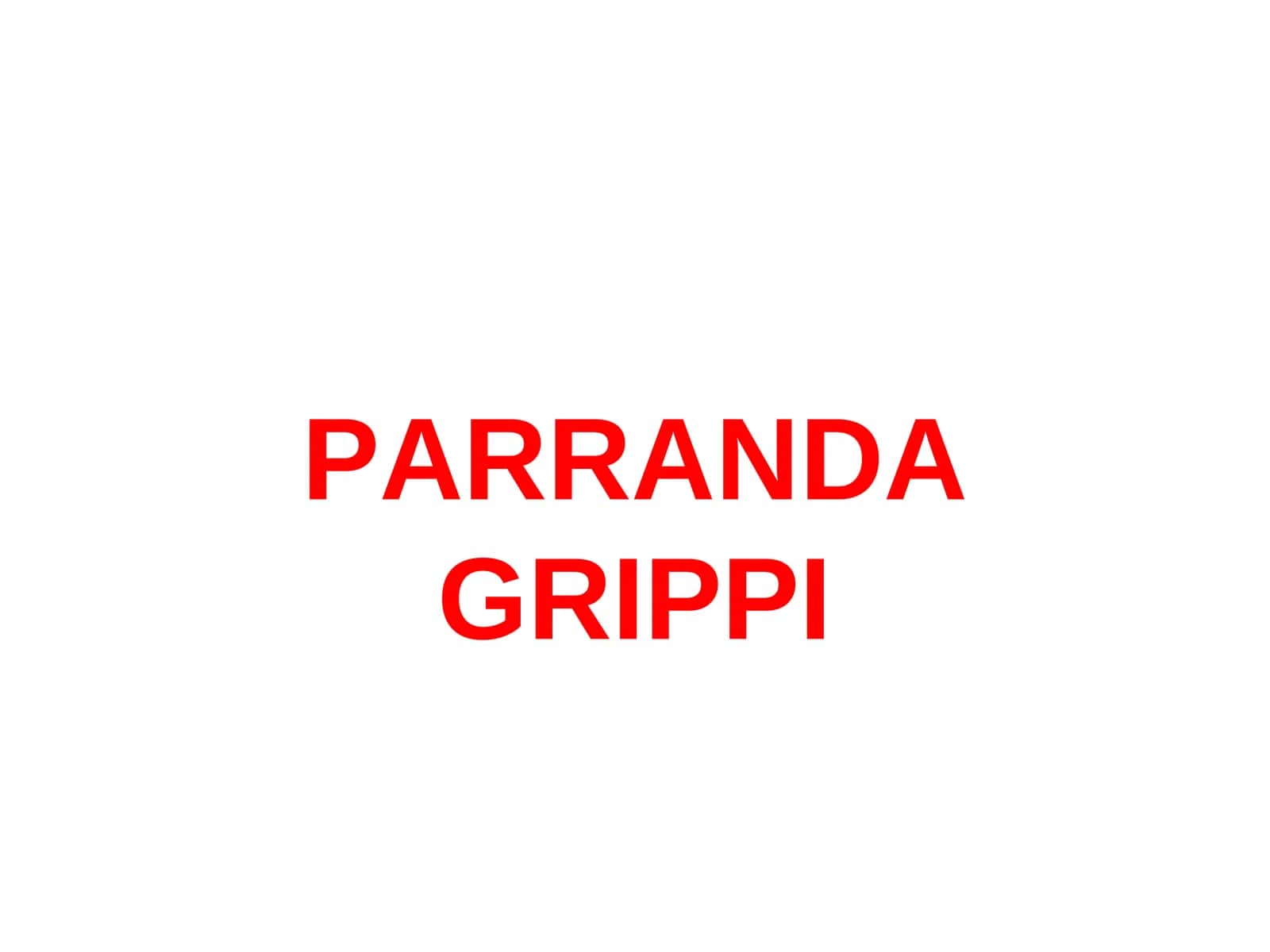 PARRANDA GRIPPI