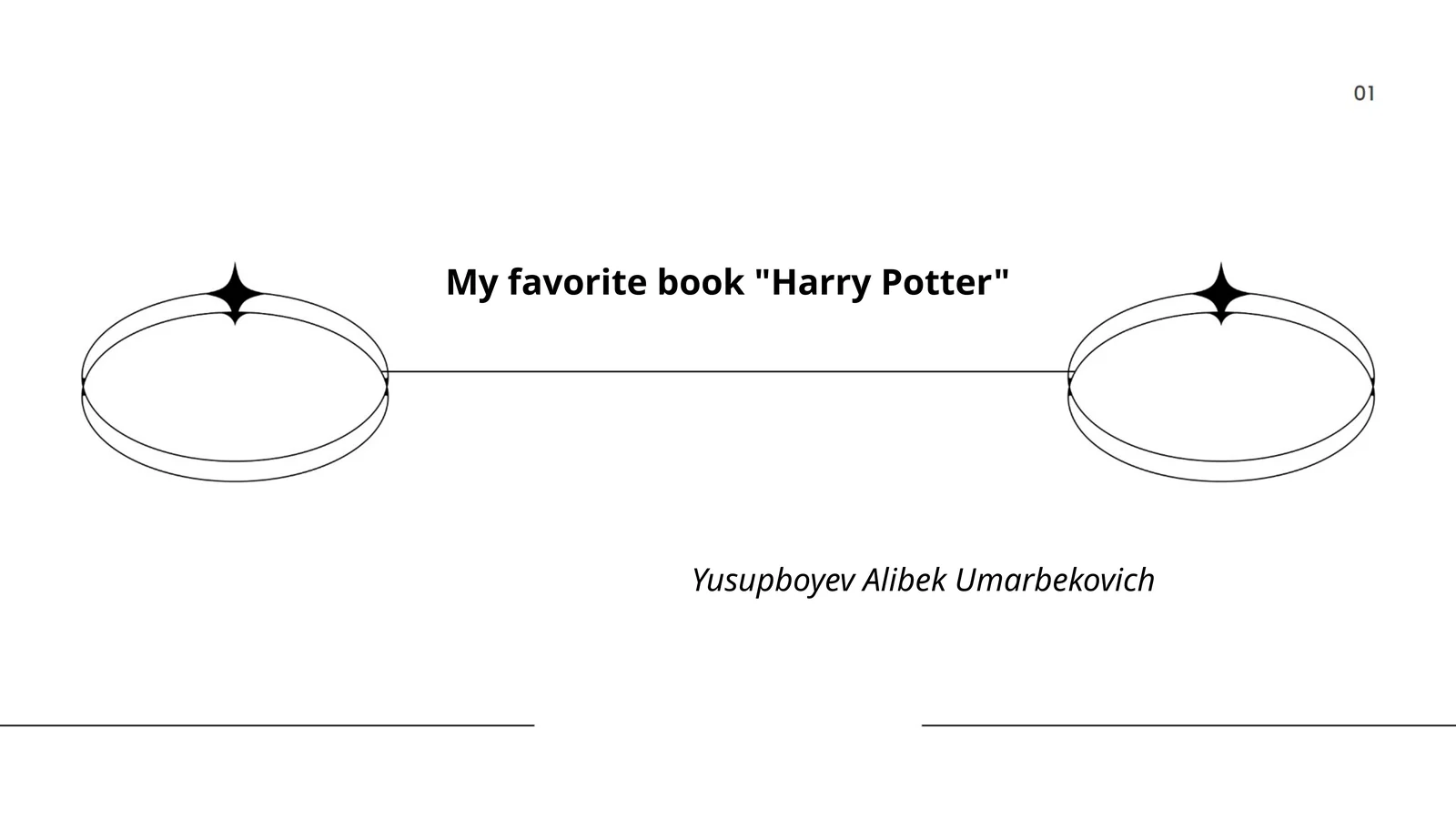 My favorite book "Harry Potter"