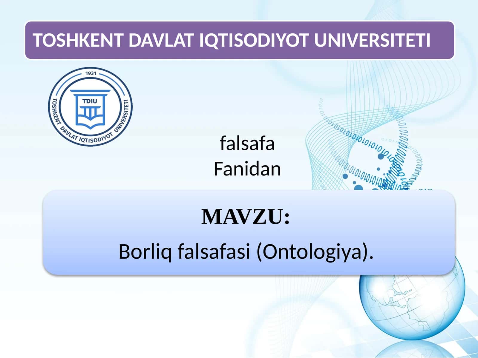 Falsafa Fanidan Reja