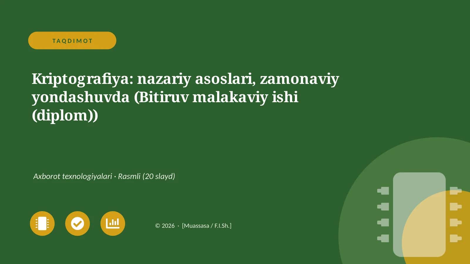 Kriptografiya: nazariy asoslari