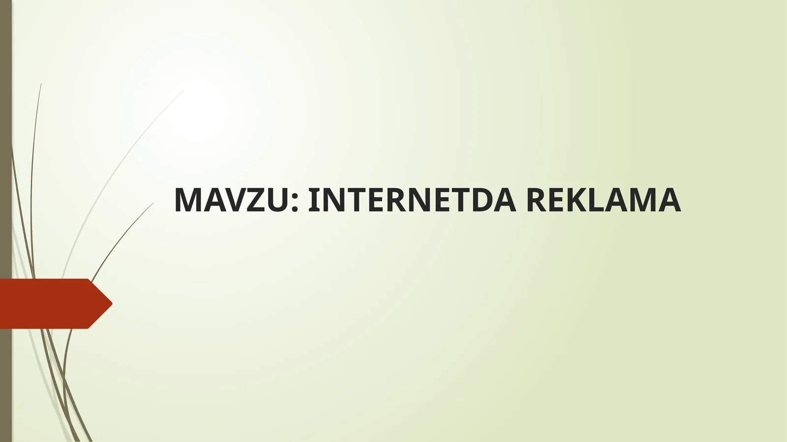 INTERNETDA REKLAMA