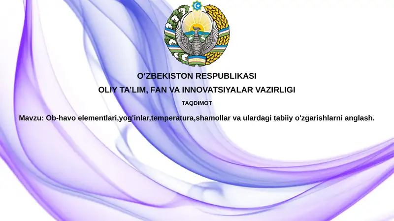 Ob-havoelementlari