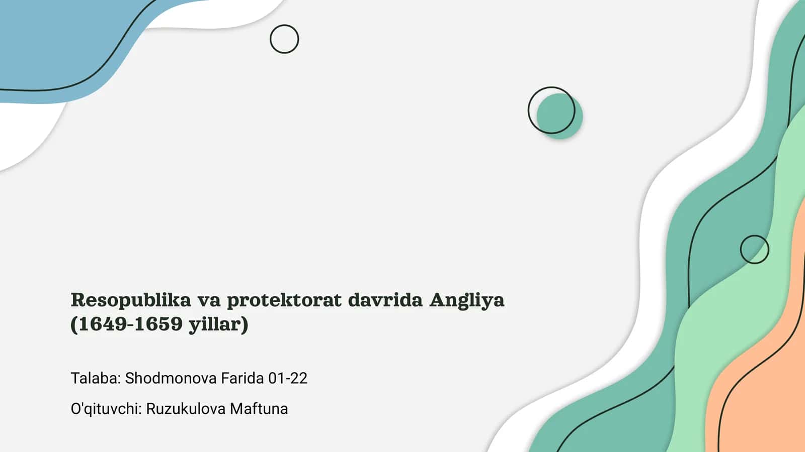 Respublika va protektorat davrida Angliya (1649-1659 yillar)