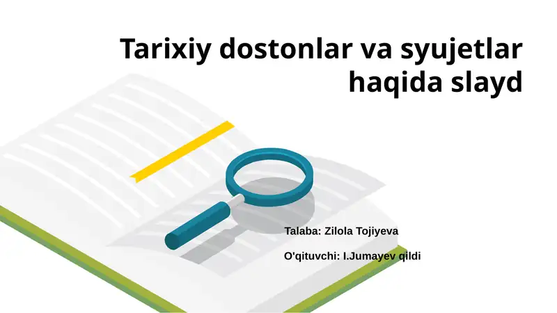 Tarixiy dostonlar va syujetlar