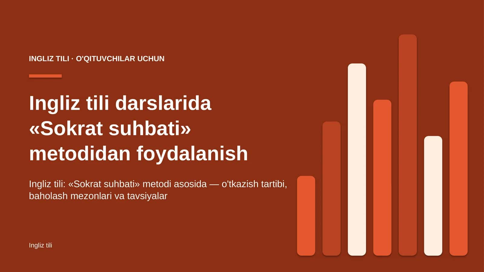 ingliz tili darslarida sokrat suhbati metodidan foydalanish 2341