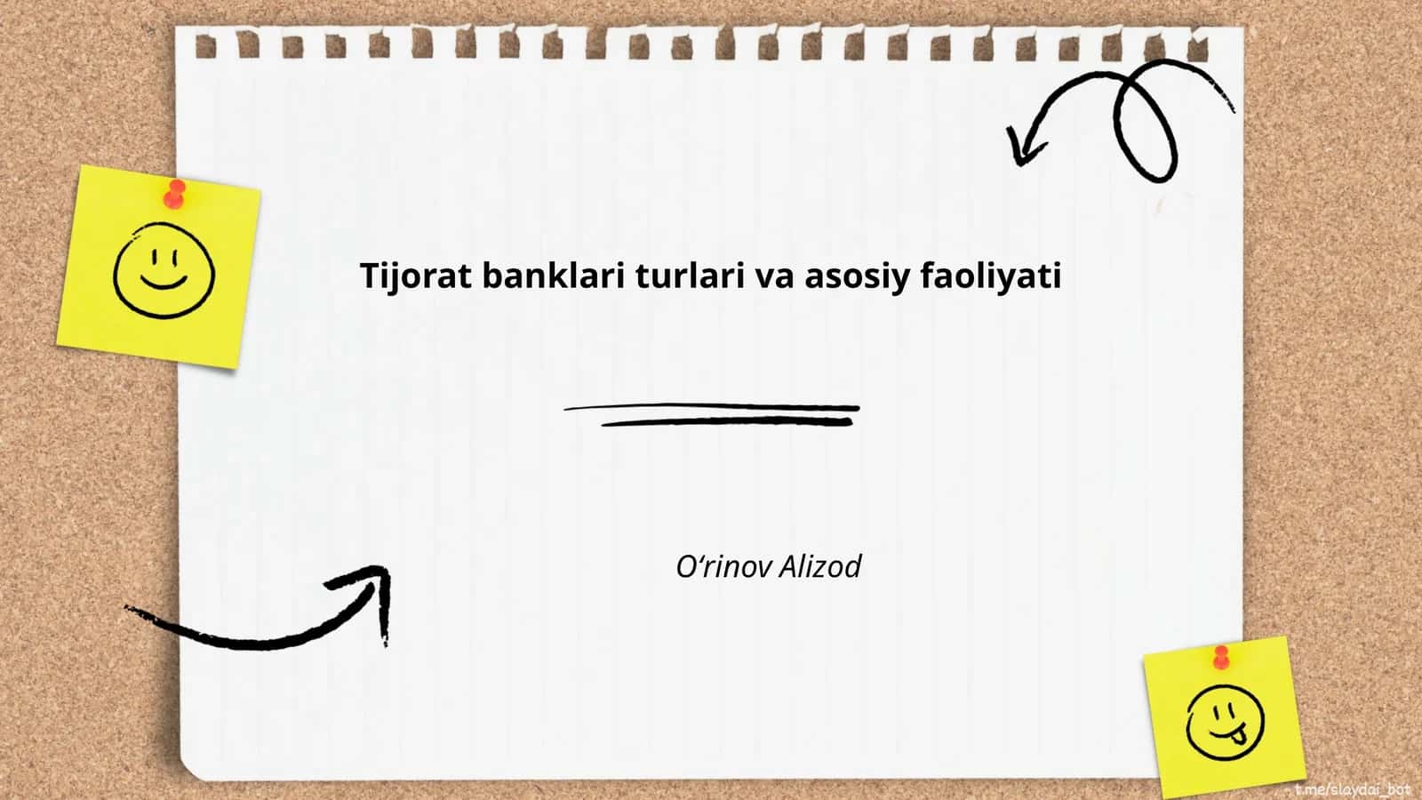 Tijorat banklari turlari va asosiy faoliyati