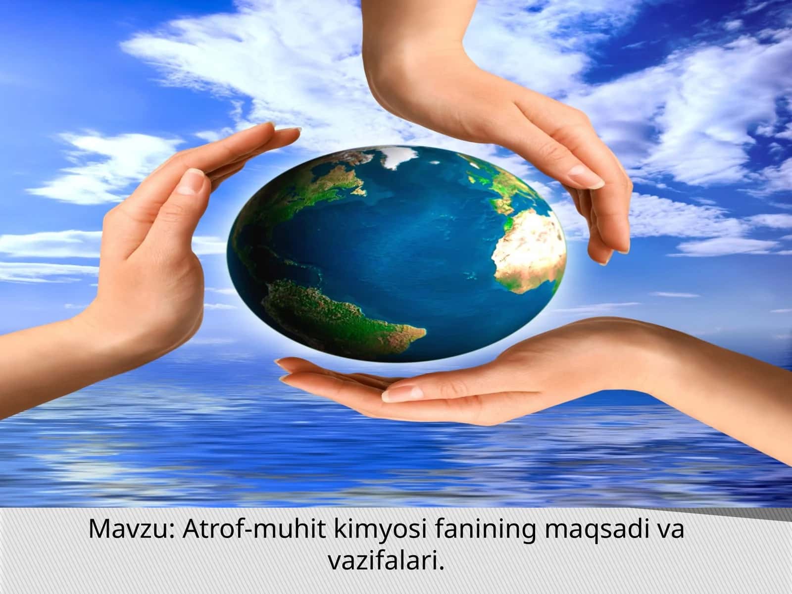 Atrof-muhit kimyosi fanining maqsadi va vazifalari